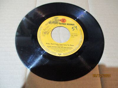 (5) 7'' Single Vinyl - Kenny Rogers & The First Edition - Ruby, Don't Take Your L