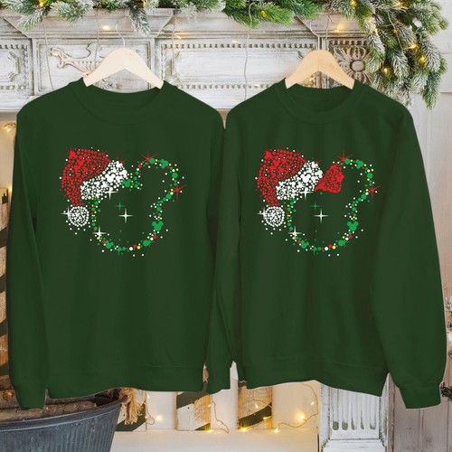 SUDADERA (5388) Wonderland Mickey Minnie Disney Navidad Vacaciones Jumper - Imagen 9 de 11