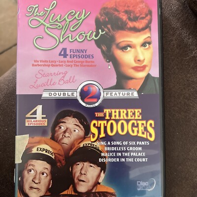 THE LUCY SHOW + THE THREE STOOGES dvd COMEDY SHOW DOUBLE FEATURE#2179