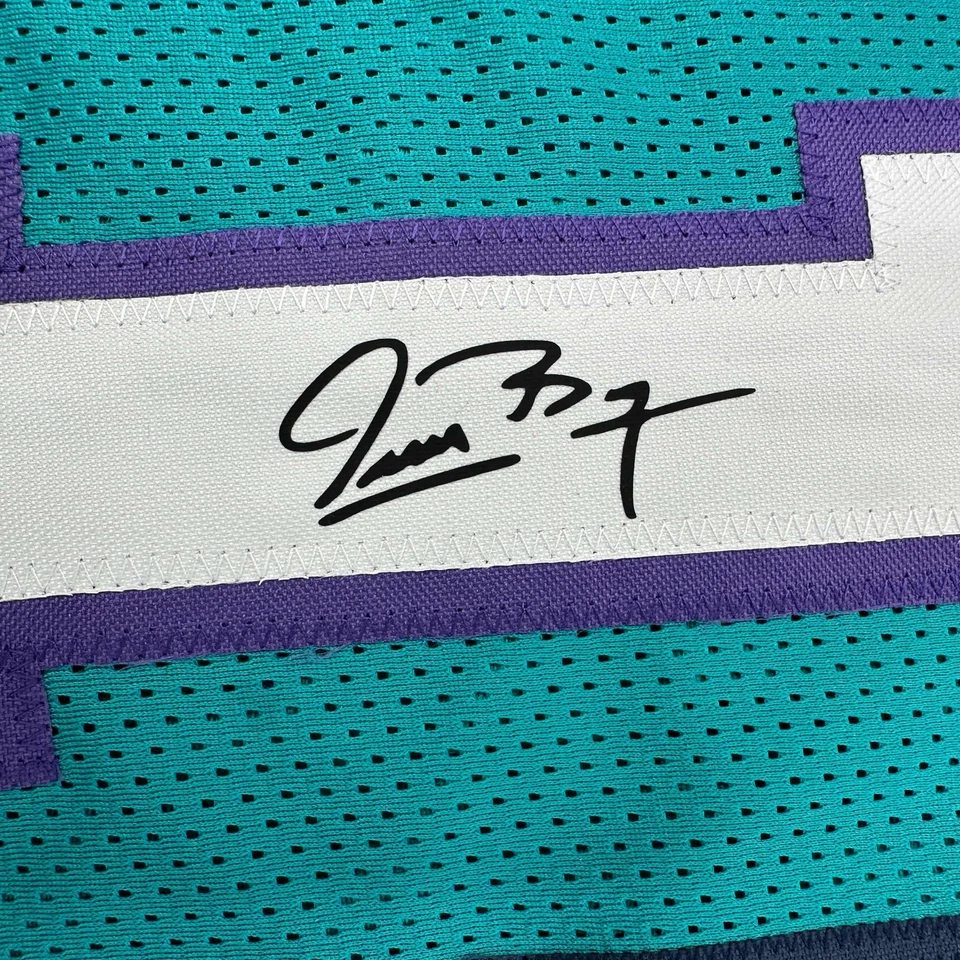 Facsimile Autographed Muggsy Bogues Charlotte Teal Reprint Jersey Size Men's XL - Image 2 of 4