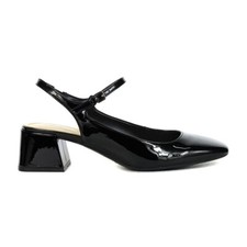 Nine West ROSLIN9X93 Black Leather Pumps