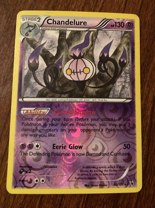 Chandelure 60/101 Noble Victories Reverse Holo