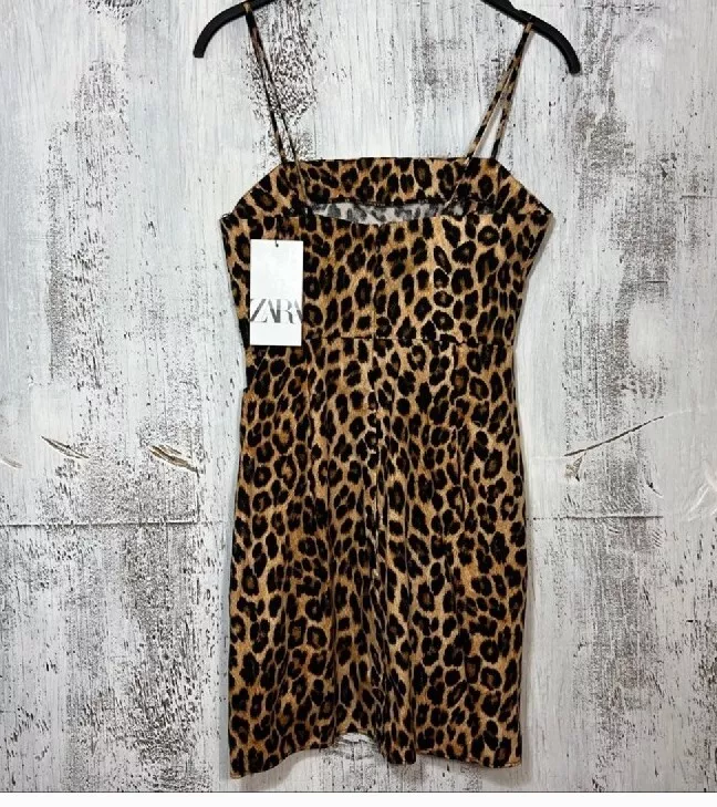 Leopard dress mini cheap