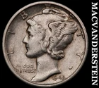 1943-S Silver Mercury Dime - Scarce  Better Date  No Reserve  #G9610