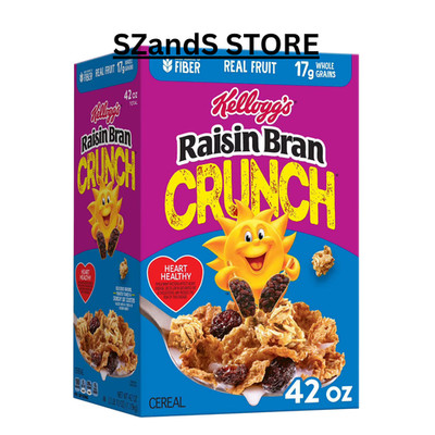 Raisin Bran Crunch Cereal, 42 oz - ( 2 Bags, 21 oz each ) Free & Fast Shipping