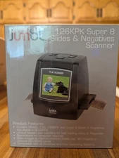 Jumbl Super 8, Slides and Negatives Scanner, 126KPK, NEW in Box Genealogy