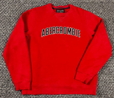 Vintage Y2K Abercrombie Fitch Embroidered Crewneck Sweatshirt Sz Medium Faded