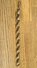 9 carat solid gold tulip bracelet
