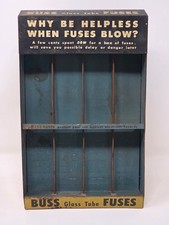 Vintage Buss Glass Tube Fuses Metal Counter D...