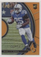 2017 Panini Select Concourse Orange Prizm 5/49 Marlon Mack #60 tb6