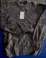 Men's Long Sleeve Wool Crew Neck Sweater