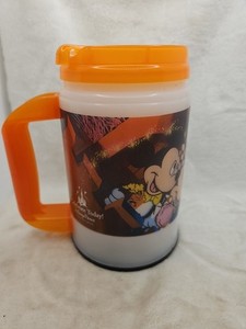 DISNEY PARKS MICKEY MOUSE MINNIE & TINKER BELL LIGHT MUG