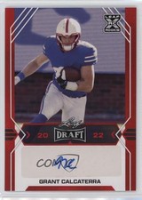 2022 Leaf Draft Auto Red Grant Calcaterra #BA-GC1 Auto 2u3