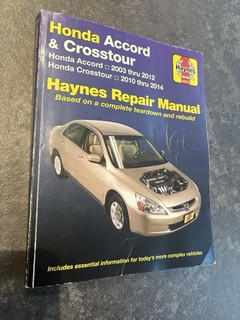 Manuale officina Honda Accord Haynes MANU2003 2012 benzina e diesel