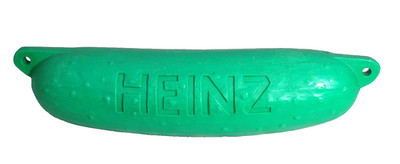 Vintage Heinz Pickle Hanging Two-Sided 3D Plastic Advertising Display Sign Buoy