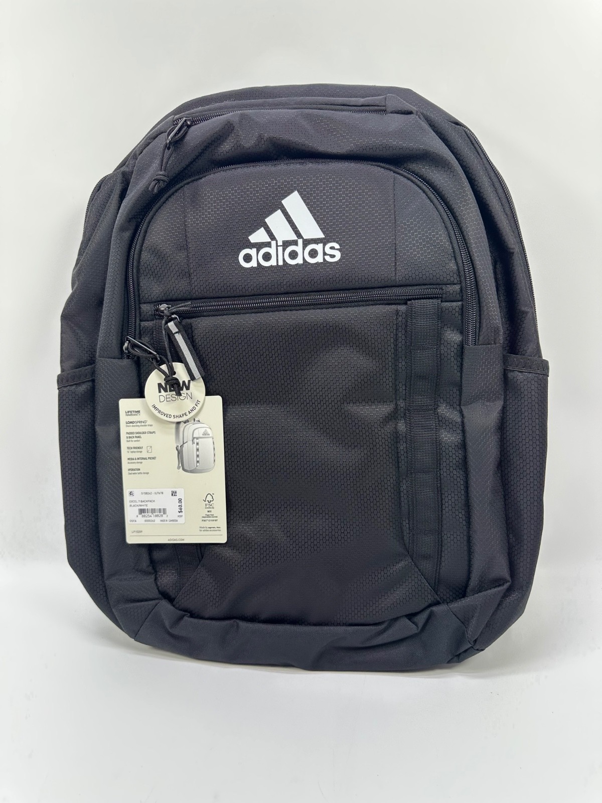 Adidas Excel 7 Backpack Black IU7678