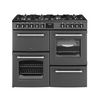 Belling Farmhouse 100cm Dual Fuel Range Cooker Anthracite BEL RCA 100DF Grade C
