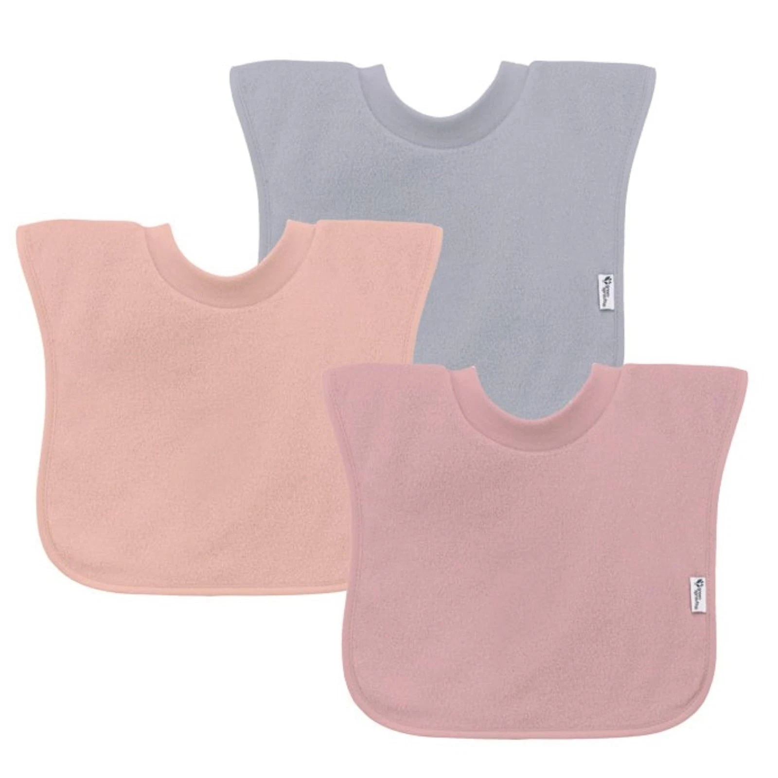 Rose Baby Bib Waterproof Soft Terry Feeding Drool Bib For 9-18 Months