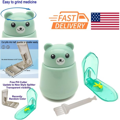 #ad ABS Plastic Pill Crusher and Grinder Compact Design for Easy Handling $14.99