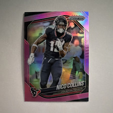 Panini Prizm 2025 Pink Prizm #231 Nico Collins Texans NFL Football Card