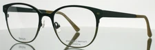 PRODESIGN 1418 9531 Green Olive Mens Round Eyeglasses 51-20-140 B:43 'AS-IS'