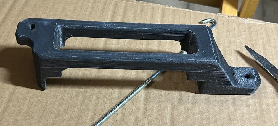 Battery Hold Down Clamp Bracket for Lexus SC300 SC400 1992–2000 -gray color - Image 3 of 4