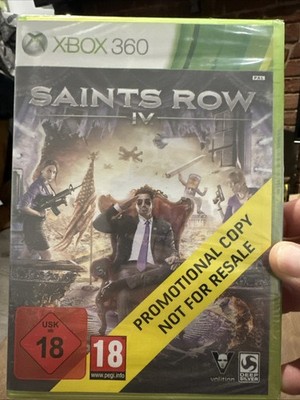  Saints Row IV Promo Copy Not for Resale NFR Neu Sealed 2004, Microsoft Xbox 360