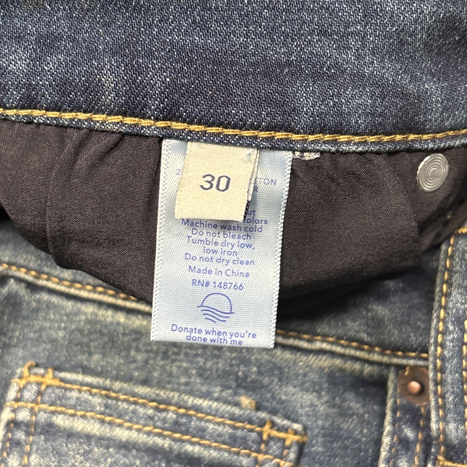 Oliver Logan Jeans Women's 30 The Crosby High Rise Raw Hem Fits 31 X 29.5 NEW - View 7