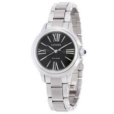 Citizen L Ceci Eco-Drive Black Dial Ladies Watch EM1160-58E