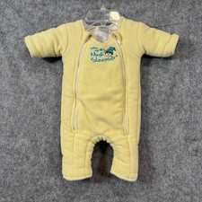 Baby Merlin's Magic Sleep Suit Yellow Size Small 3-6 Months 12-18 Lbs