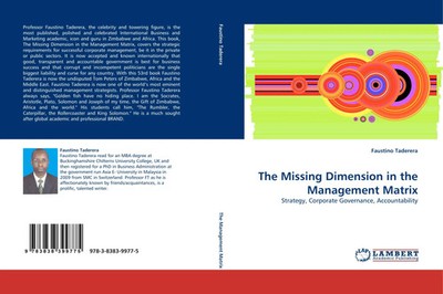 Faustino Taderera | The Missing Dimension in the Management Matrix | Taschenbuch