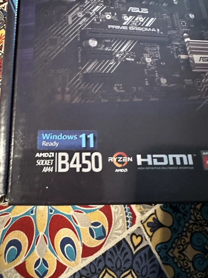 Prime Motherboard B450m- AII ASUS with Am4 Socket And HDMI Ports - Image 3 of 4