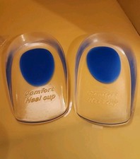 4 Pcs Silicone Gel Heel Cups for Heel Pain Shoe Inserts Plantar Fasciitis L4