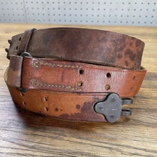 Vintage Original WW2 US M1907 Leather MILSCO 1944 Rifle Sling M1 Garand Patina