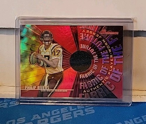 2004 Bowman Fabric of the Future Philip Rivers Rookie RC - Picture 1 of 2