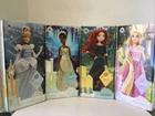 Disney Store 11” Princess Dolls  SET OF 4 CINDERELLA MERIDA RAPUNZEL  TIANA  NEW