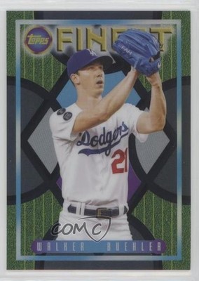 2022 Topps Finest Flashbacks Black Refractor 8/25 Walker Buehler #26 0m4q