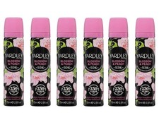 Pack of 6, Yardley Of London Blossom & Peach Deodorising Body Spray 75ml