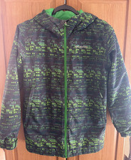 Columbia Omni Tech Jacket - Youth Size Large Green/Blue Design
