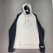 Galvin Green Hoodie Mens XL White Navy Golf Pullover Performance Logo