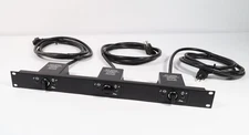 (Lot of 3) Middle Atlantic RPS Remote Power Switch in 1U Rack Panel
