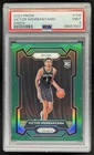 2023-24 Panini Prizm Victor Wembanyama RC Rookie Prizm Green #136 Spurs PSA 9