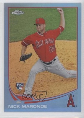 2013 Topps Chrome Blue Refractor 92/199 Nick Maronde #24 Rookie RC 0c2
