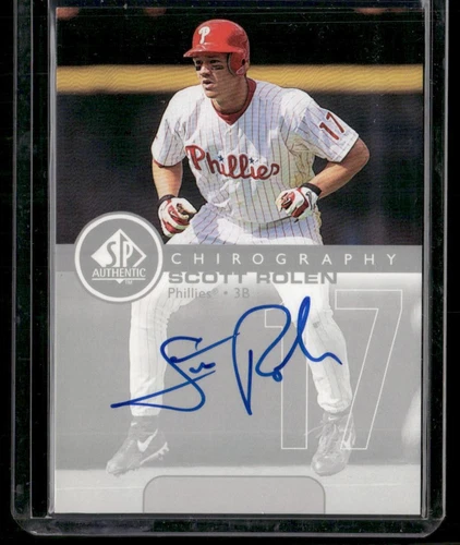 1999 SP Authentic #SR Scott Rolen Chirography AUTO