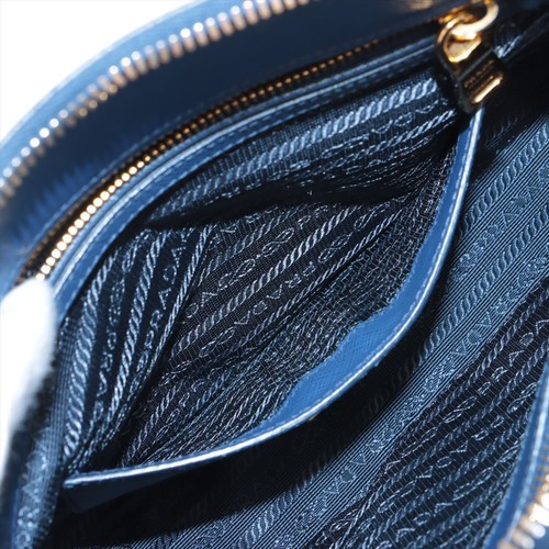 Prada Saffiano Lux Leather 2 Way Handbag Blue BL0837 - Picture 14 of 19