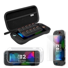 ECHTPower Accessories Bundle for Nintendo Switch 2, 2 Carrying Dark 