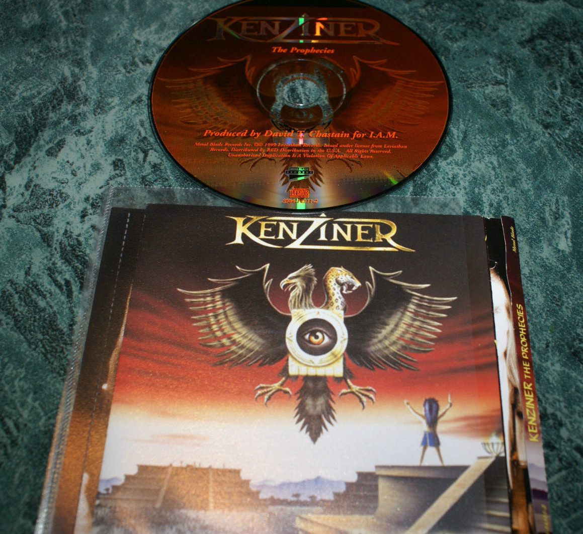 KEN ZINER THE PROPHECIES ADVANCED PROMO CD IN CLEAR SLIP CASE RARE