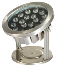 Underwater Pond Light White LED Stainless Steel 18Watt - Submersible