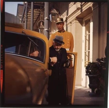 Edward G. Robinson Yellow Taxi Cab Original 2.25 x 2.25 Transparency