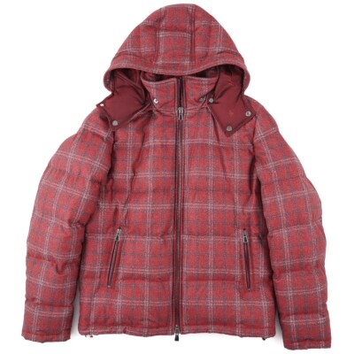 Isaia Napoli Quilted Soft-Woven Wool Down-Filled Short Parka S (Eu 48) NWT Coat